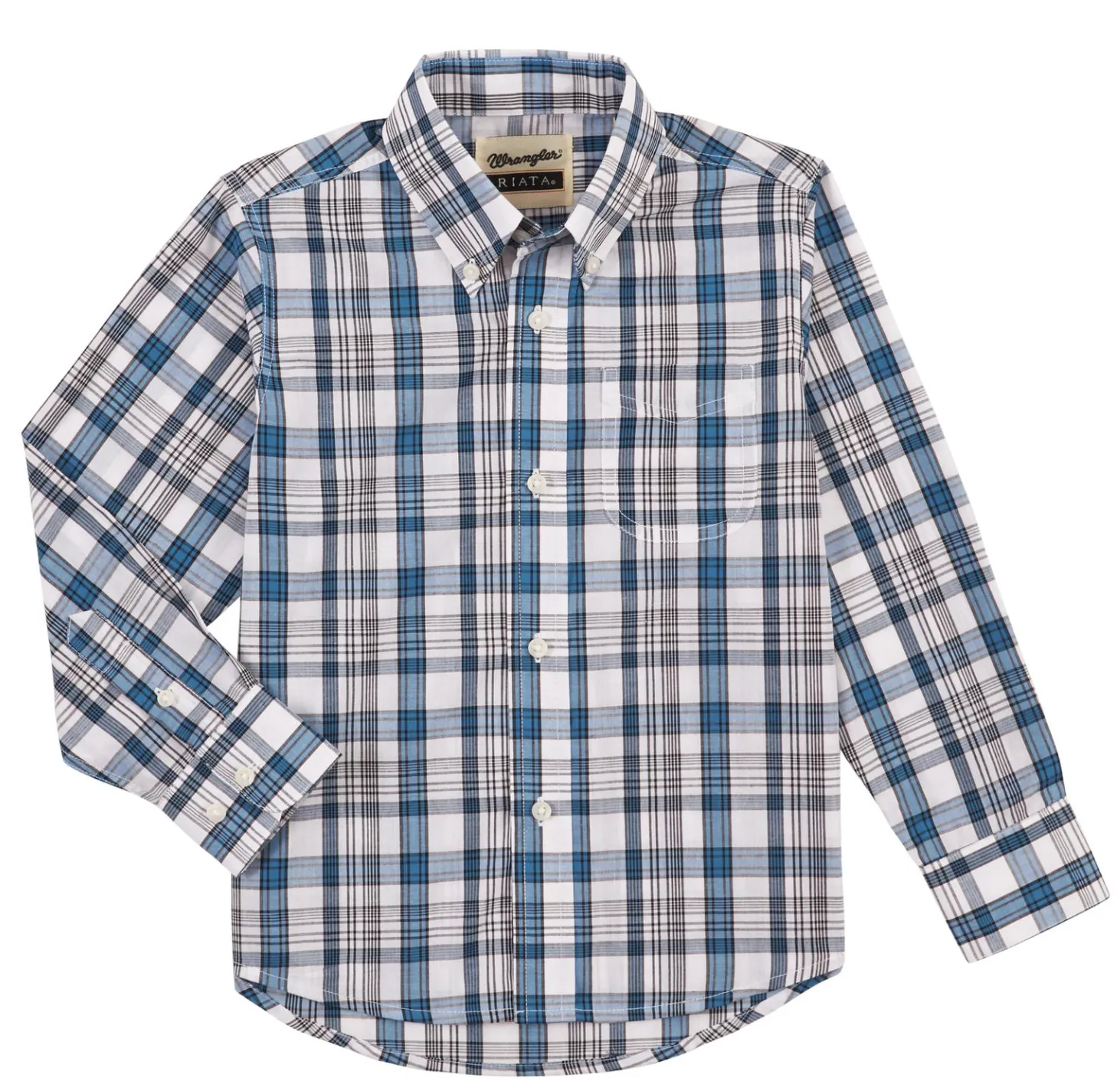 112316674 - Wrangler® Boy's Long Shirt Assortment - Red / Blue