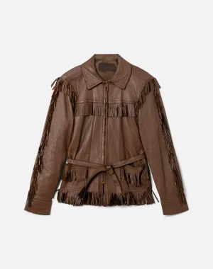 60s Fringe Leather Jacket