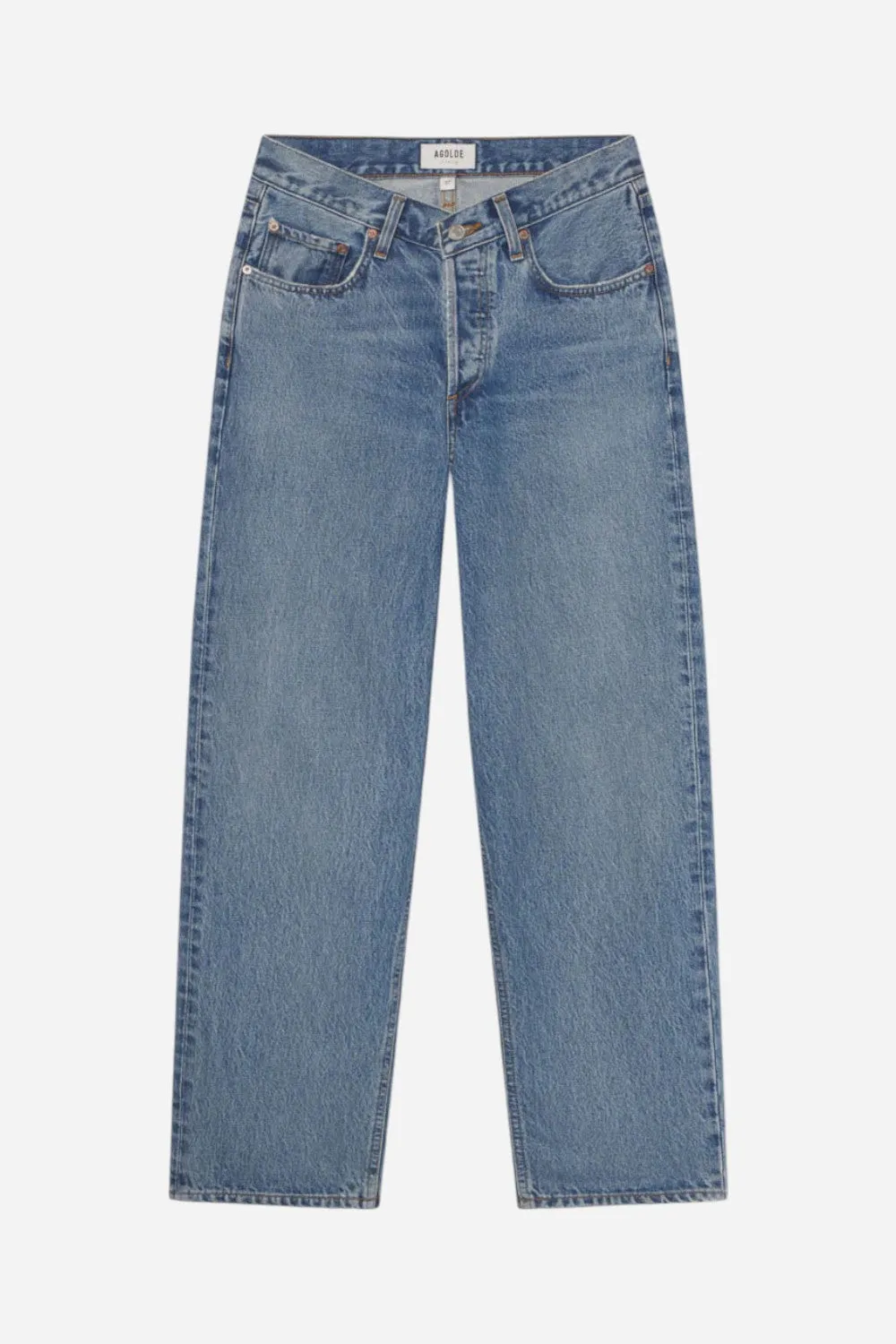 Agolde V-Waist Baggy in Fairway