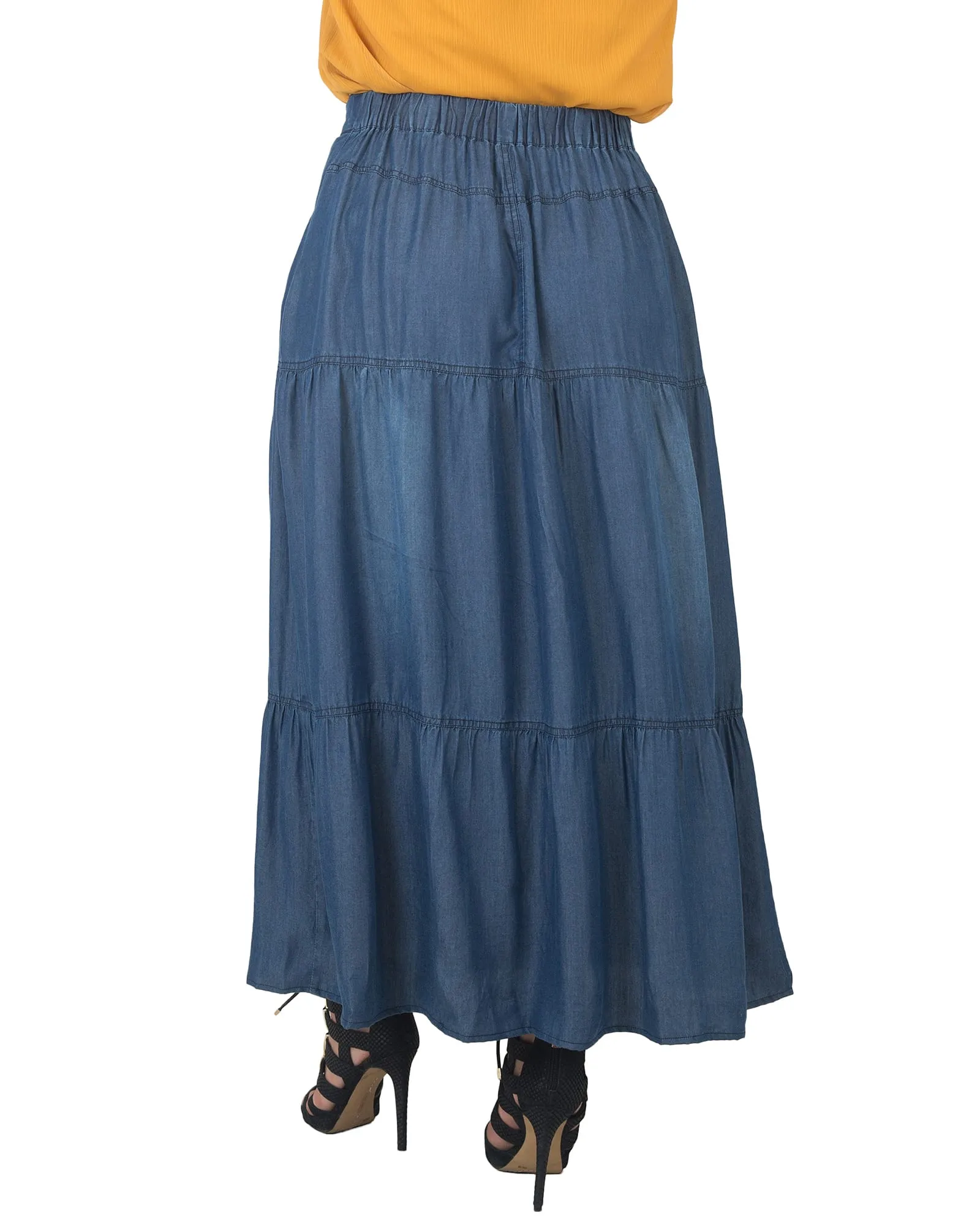 Audrey Maxi Peasant Skirt | DKBLAST