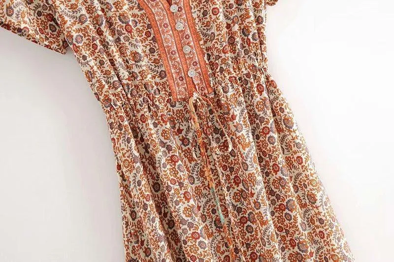 Blossom Gypsy Boho Maxi Dress