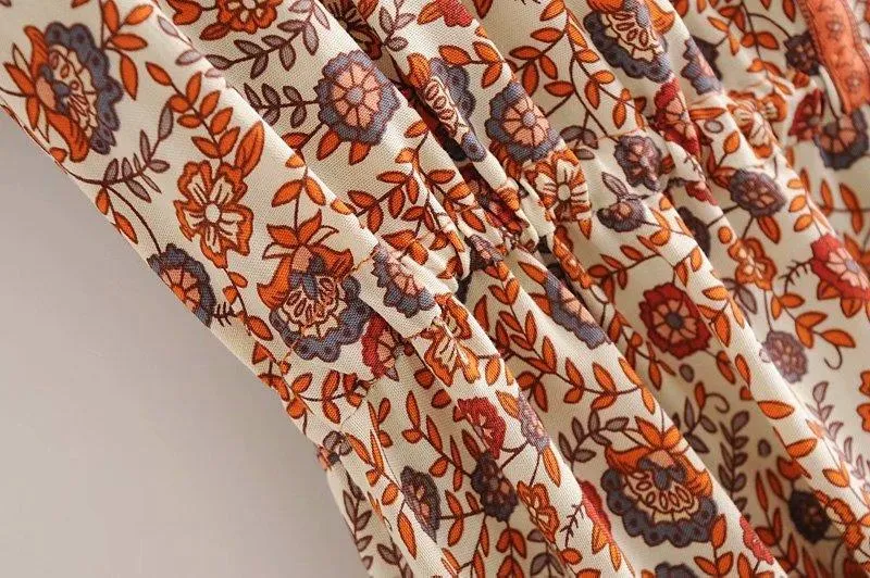 Blossom Gypsy Boho Maxi Dress
