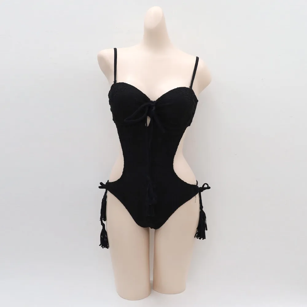 Bohemian Style One Piece Swimsuit