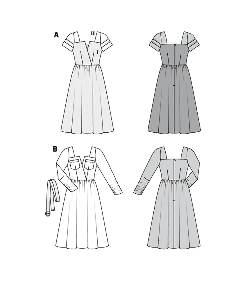 Burda Pattern 6042 Misses' Dress