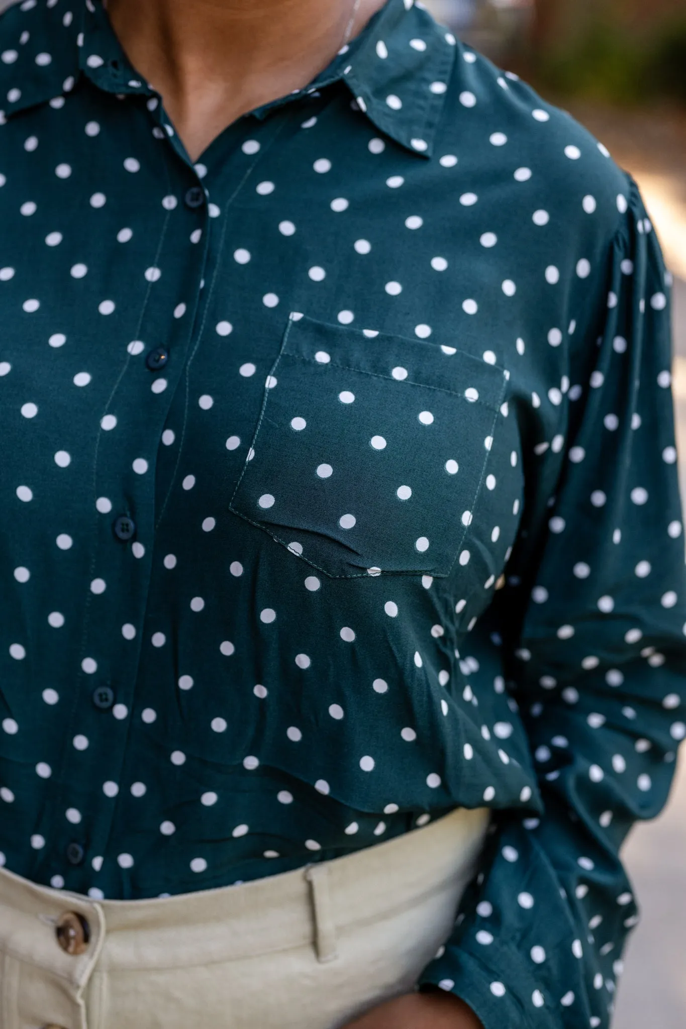 Button-Up Blouse