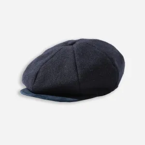 CASKET WOOL CAP - NAVY