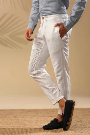 Cedar Tailored Pants - White
