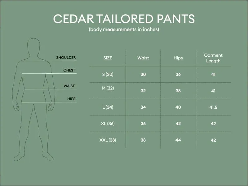 Cedar Tailored Pants - White