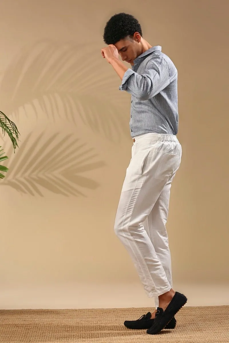 Cedar Tailored Pants - White