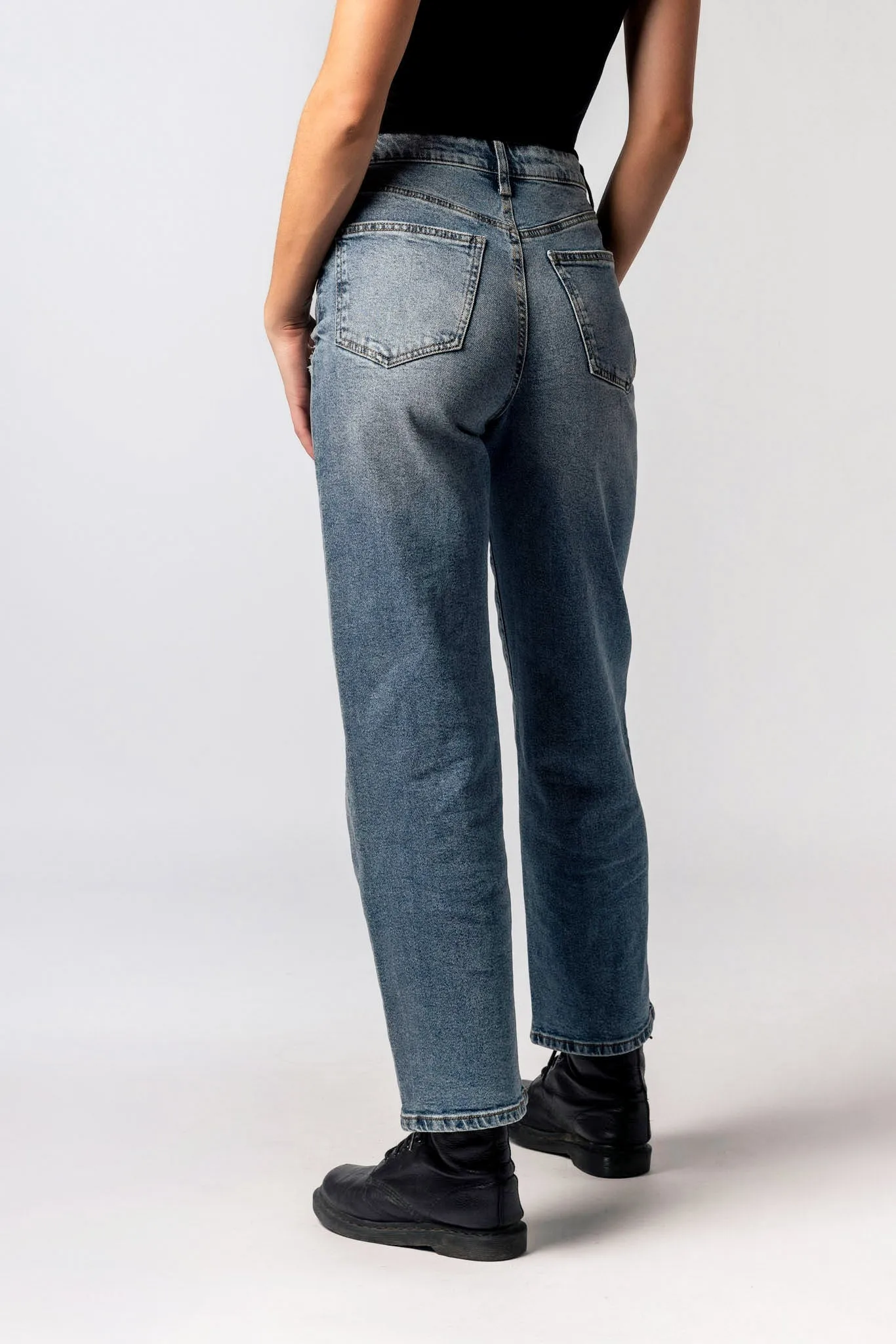 Celebrity Pink Emaline Wash High-Rise Straight Jeans