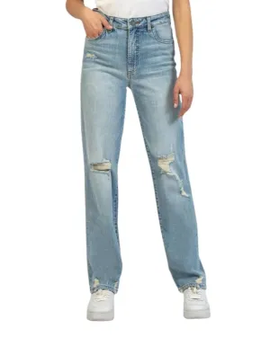 Christine High Rise Straight Leg In Golden Wash | Golden Wash