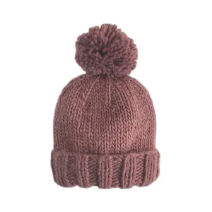 Classic Pom Hat, Mauve