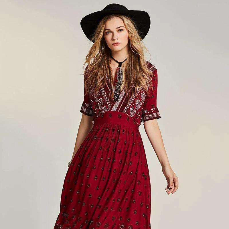 Crimson Rider Dress