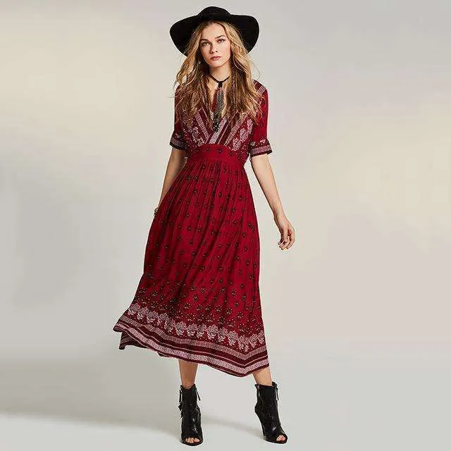 Crimson Rider Dress