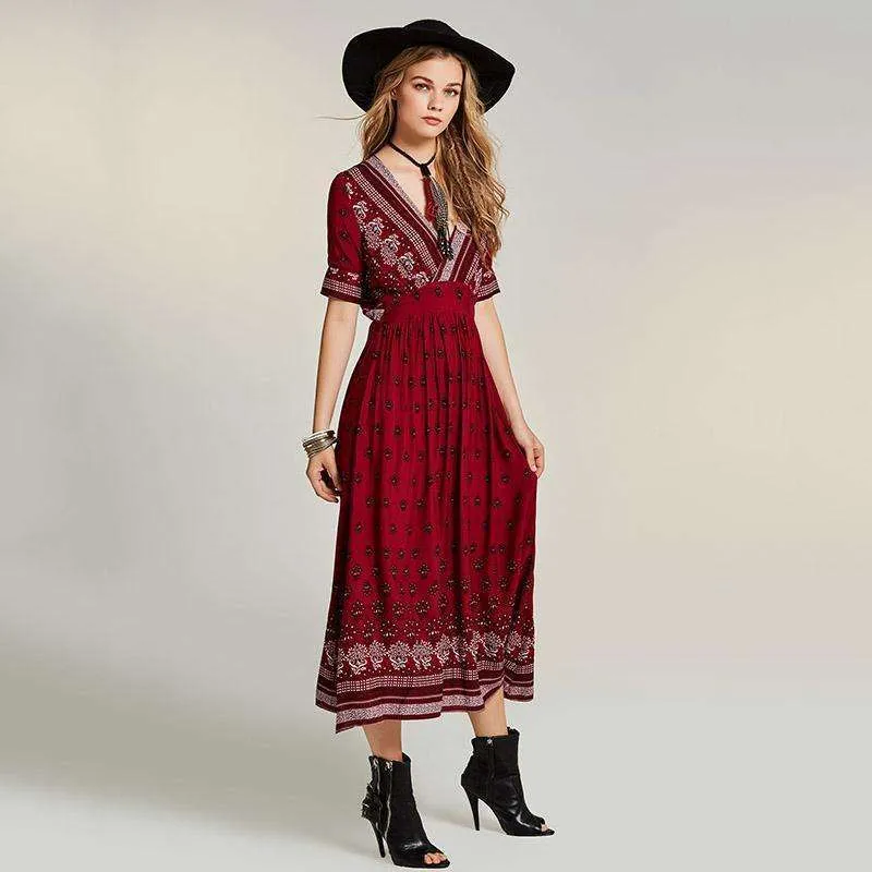 Crimson Rider Dress