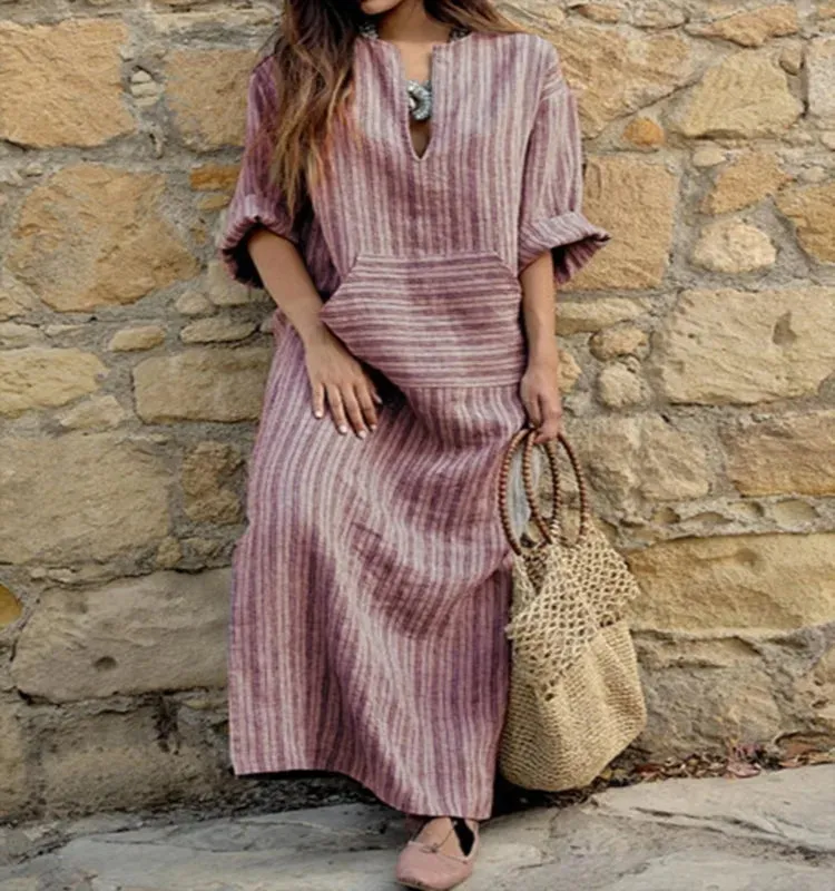DressBetty - 2024 Vintage Beach Holiday Street Dresses Female Robe Boho Dress