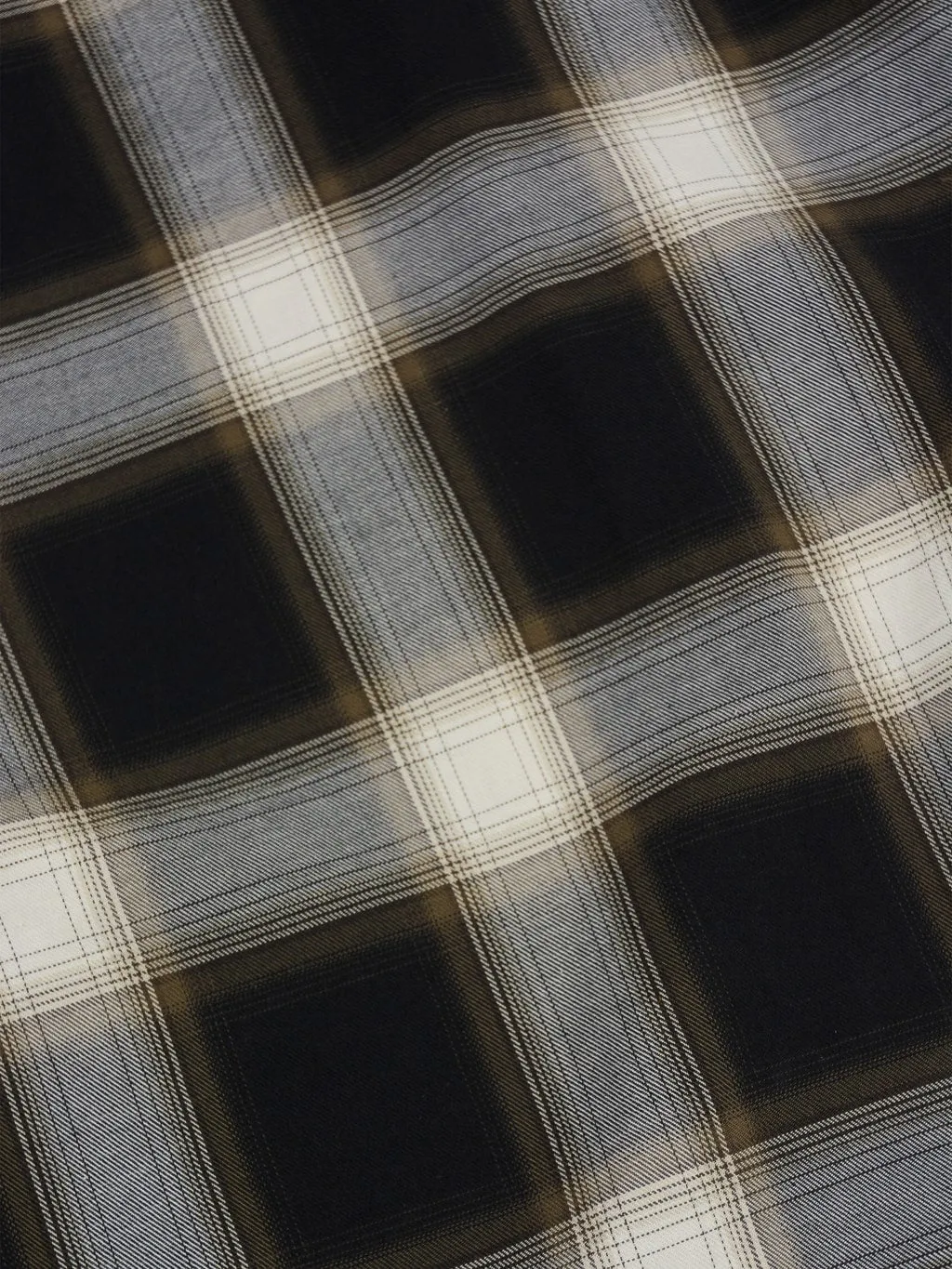 Freenote Cloth Lancaster Black Shadow Plaid Shirt