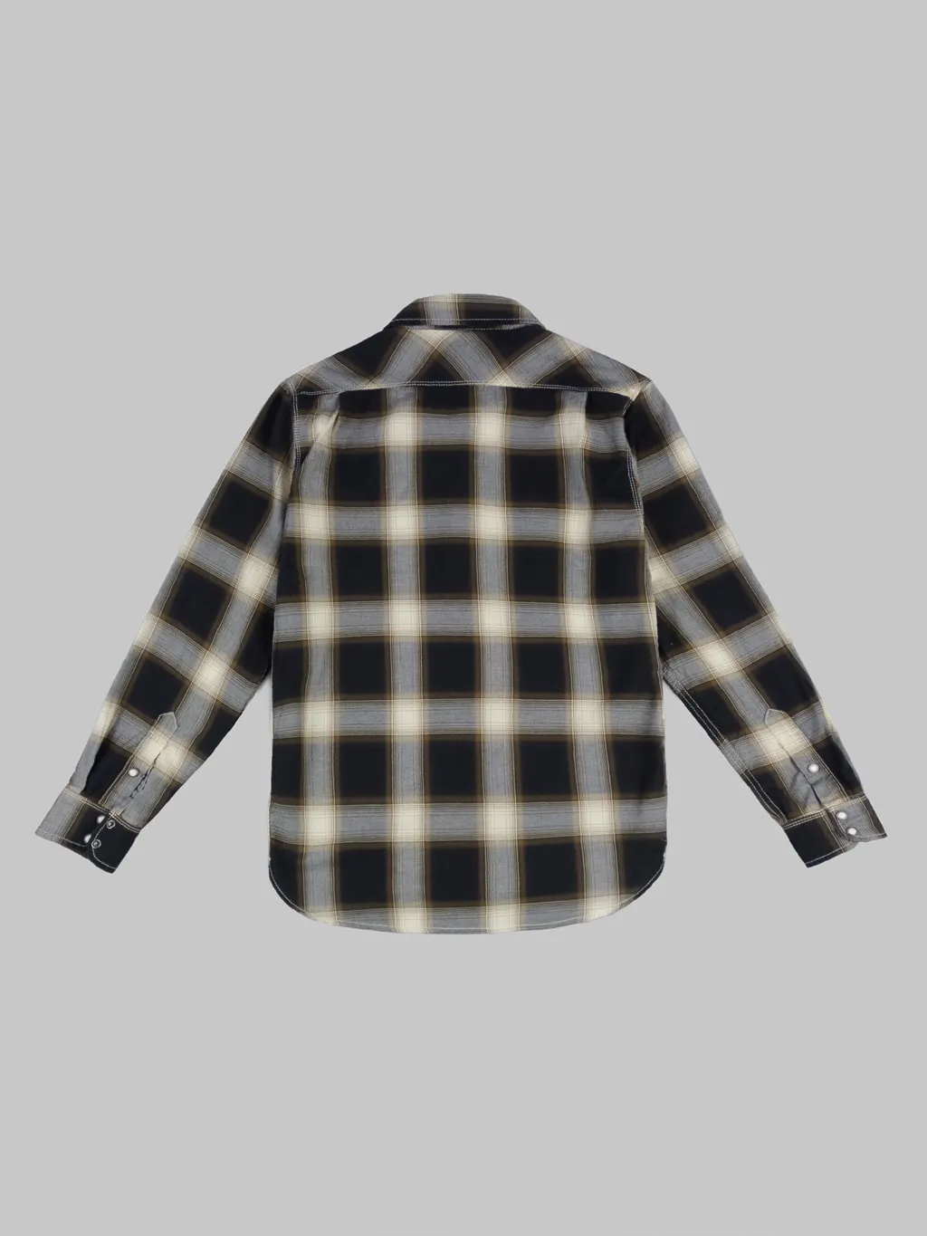 Freenote Cloth Lancaster Black Shadow Plaid Shirt