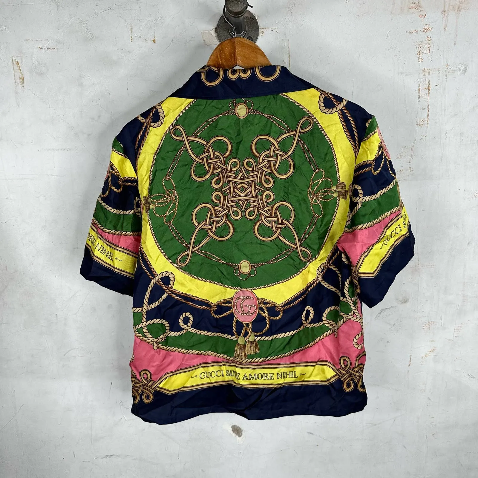 Gucci Silk Patterned Button Up