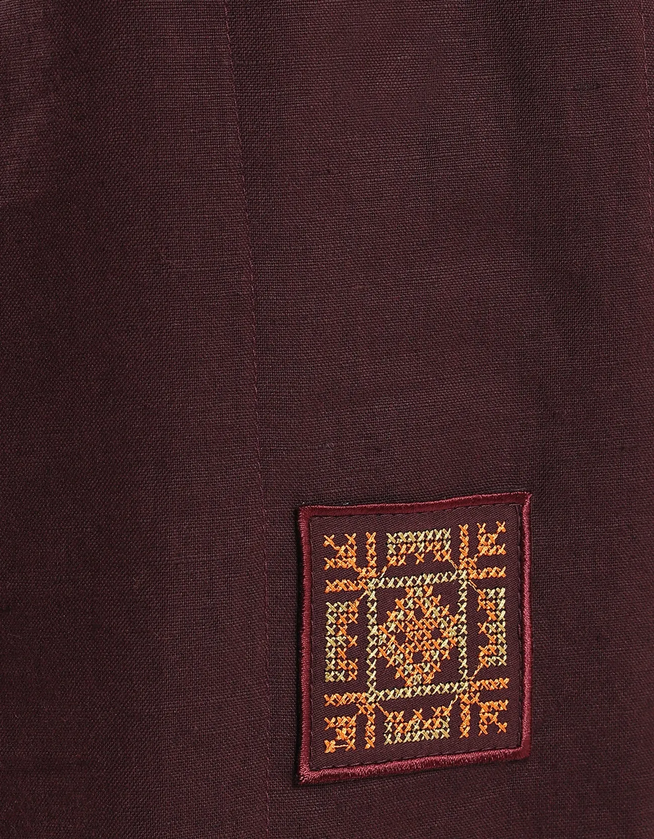 harem linen pants with elastic waistband