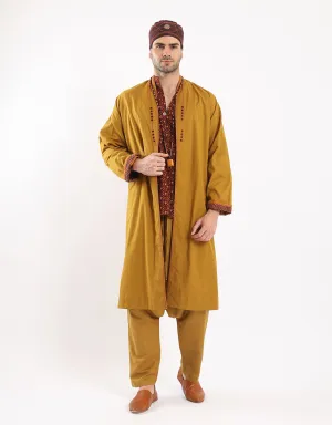 harem linen pants with elastic waistband