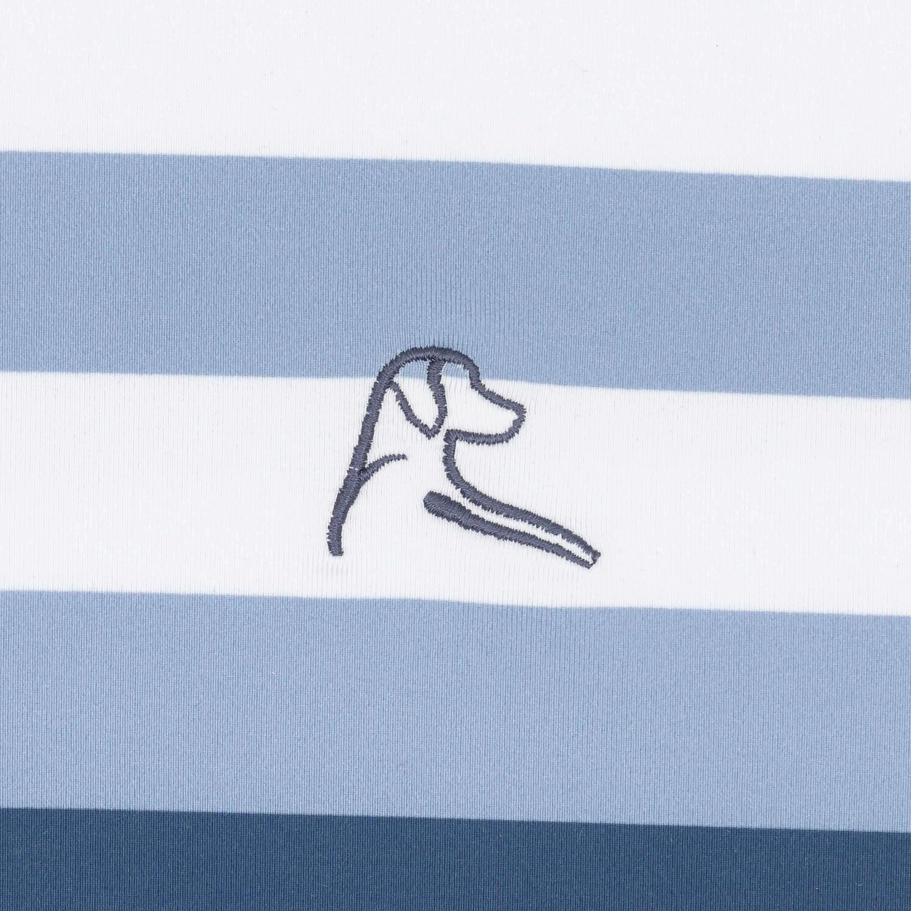 Horizon Block Performance Q-Zip | The Horizon Block - Slate Blue/White/Ice Pick Blue