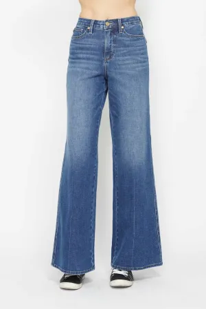 Judy Blue High Waisted Tummy Control Retro Wide Leg Jeans