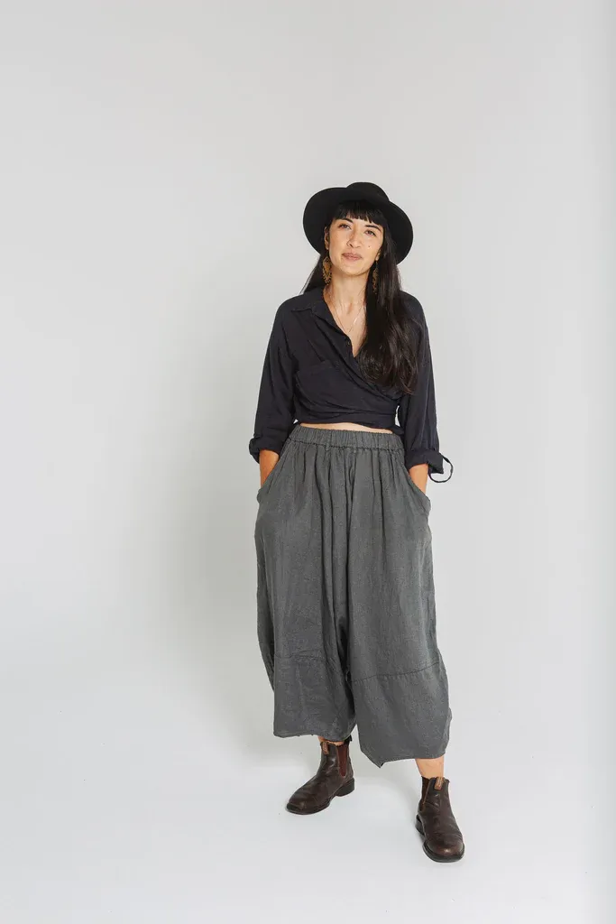 Montaigne Leonor Harem Pants - Petrol - OS