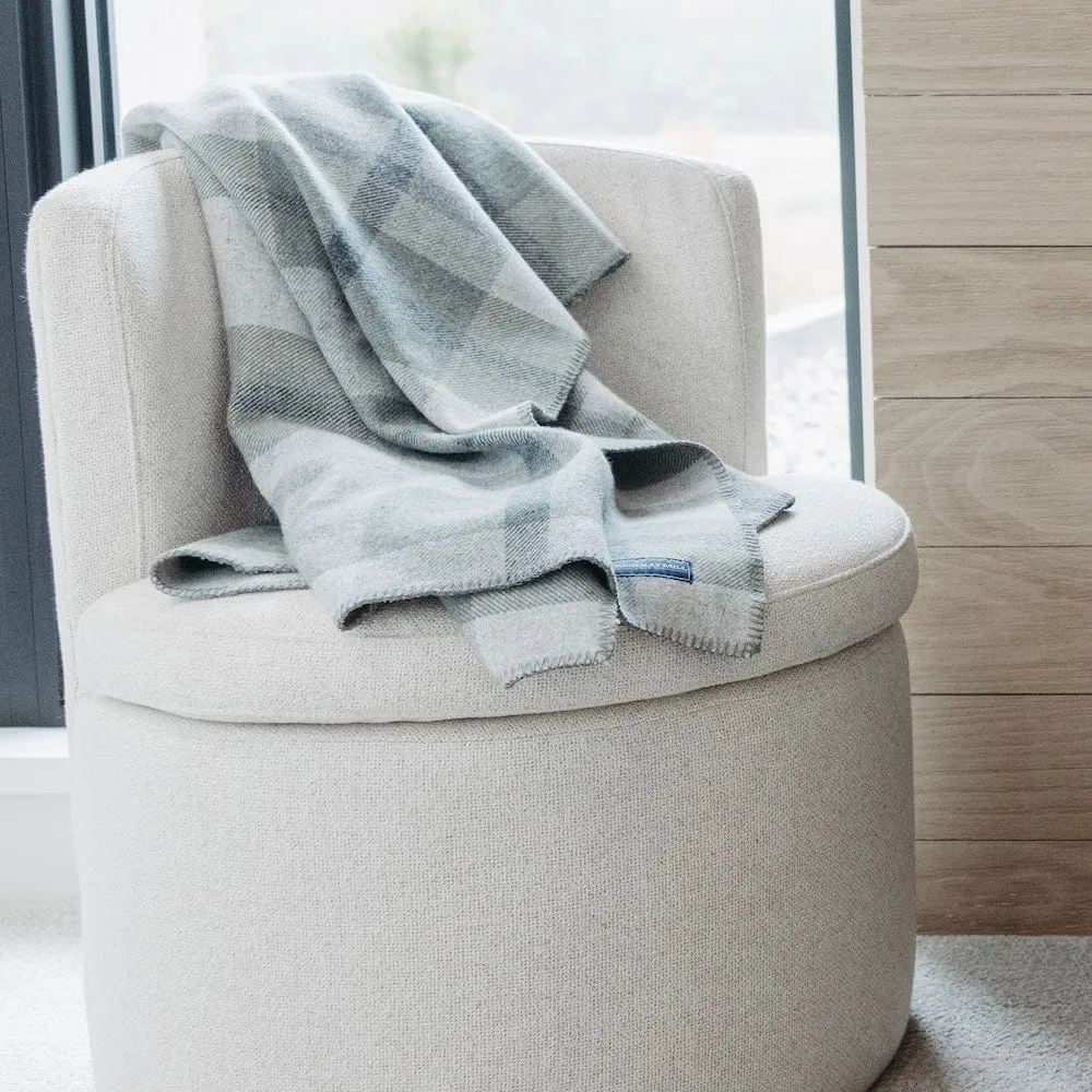 Northfield Plaid Wool Throw Blanket