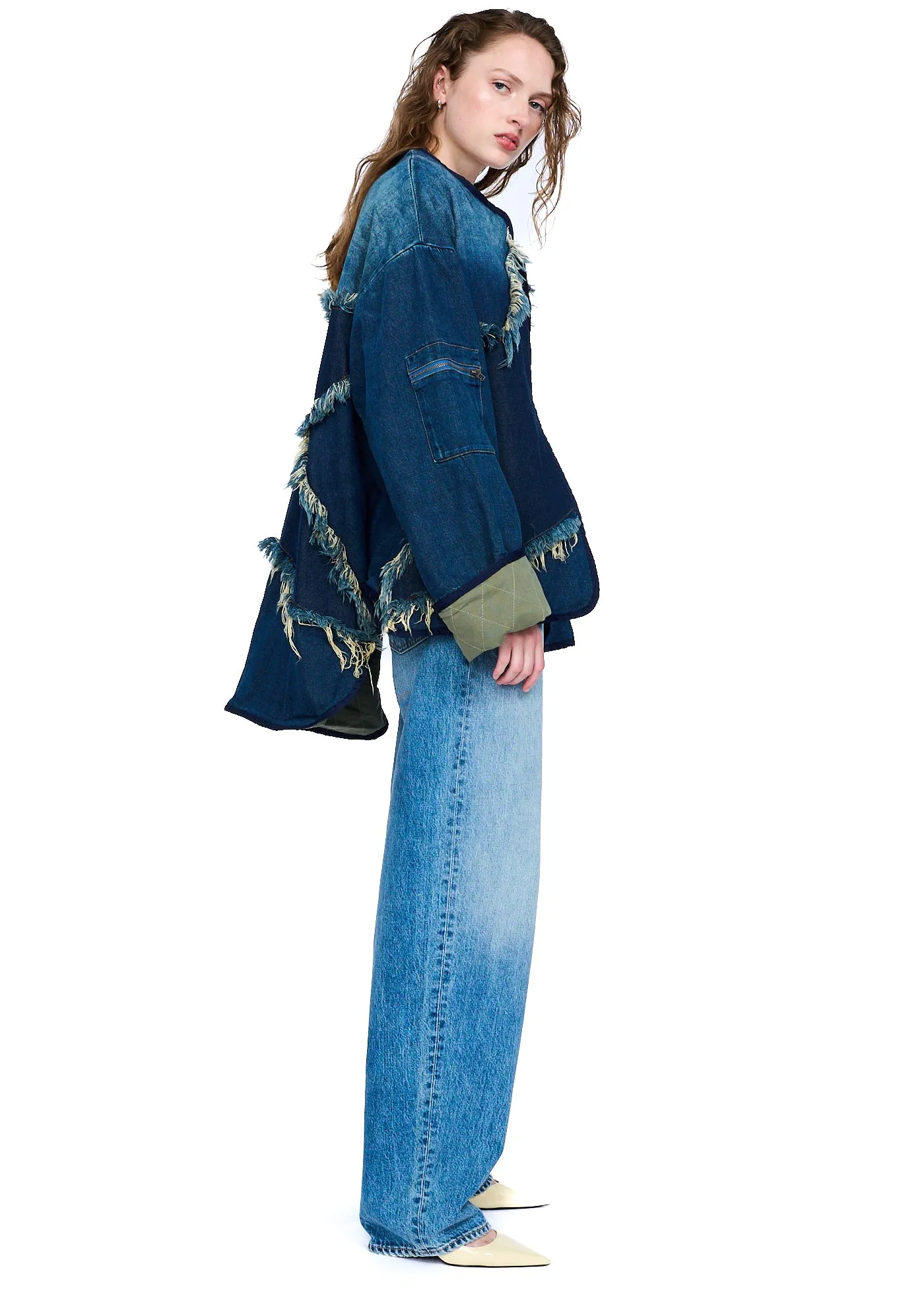 One Teaspoon Memphis Dark Star Denim Wadded Jacket