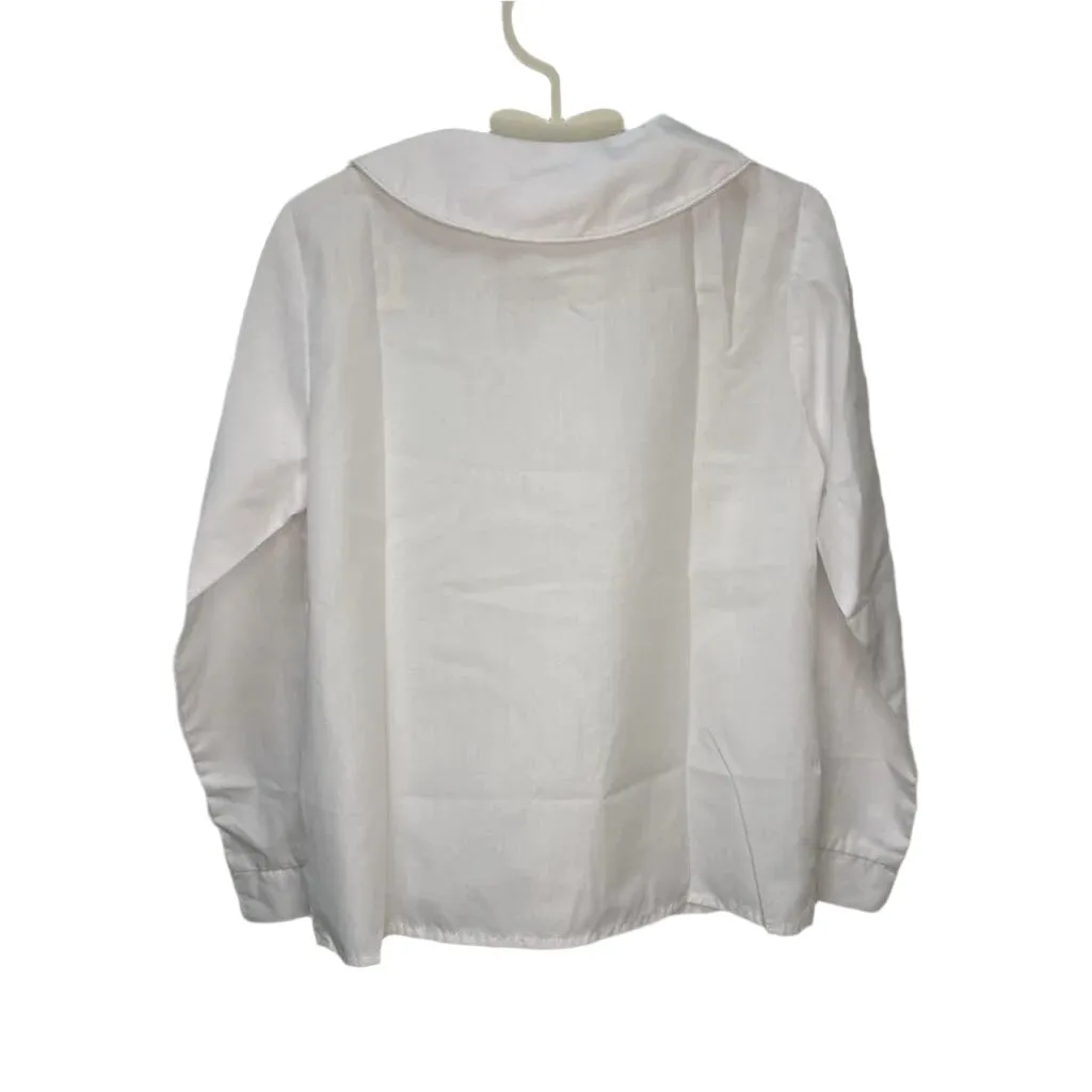 Peter Pan Collared Button-Up