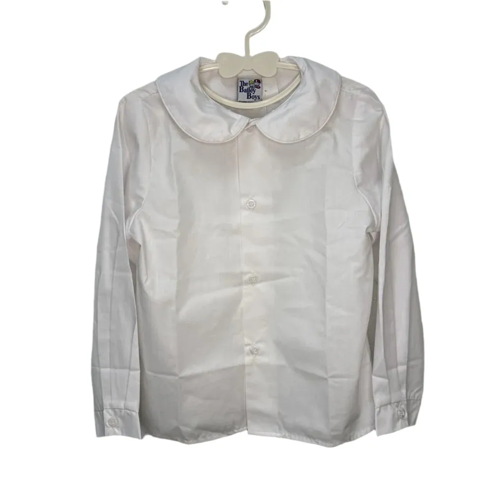 Peter Pan Collared Button-Up