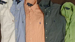 Polo ralph lauren button up shirts 15 pieces