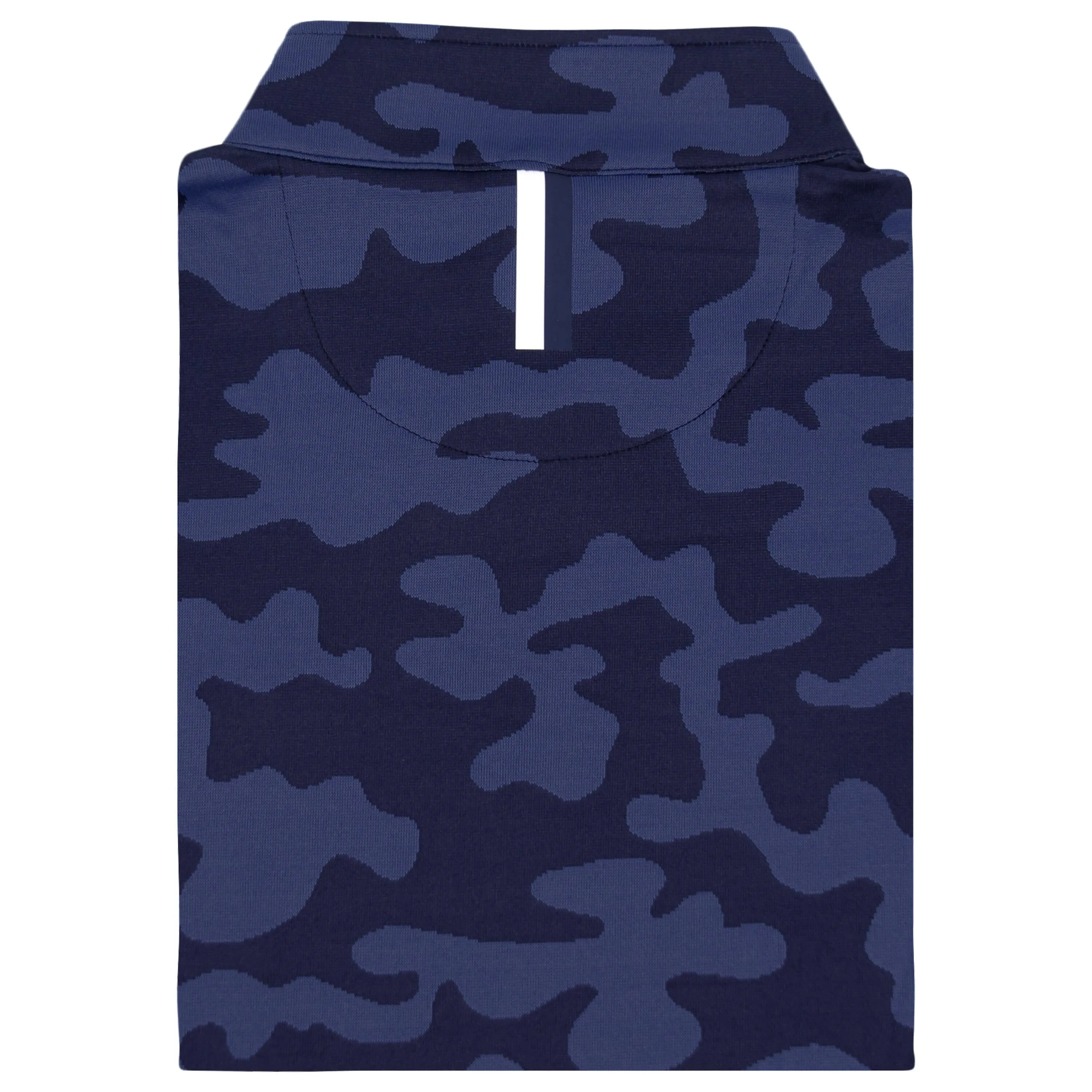 Ruck Camo Jacquard Performance Q-Zip | The Ruck Camo - Fleet Navy/Slate Blue