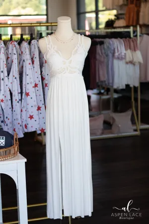 Savannah Maxi Dress (Off White)