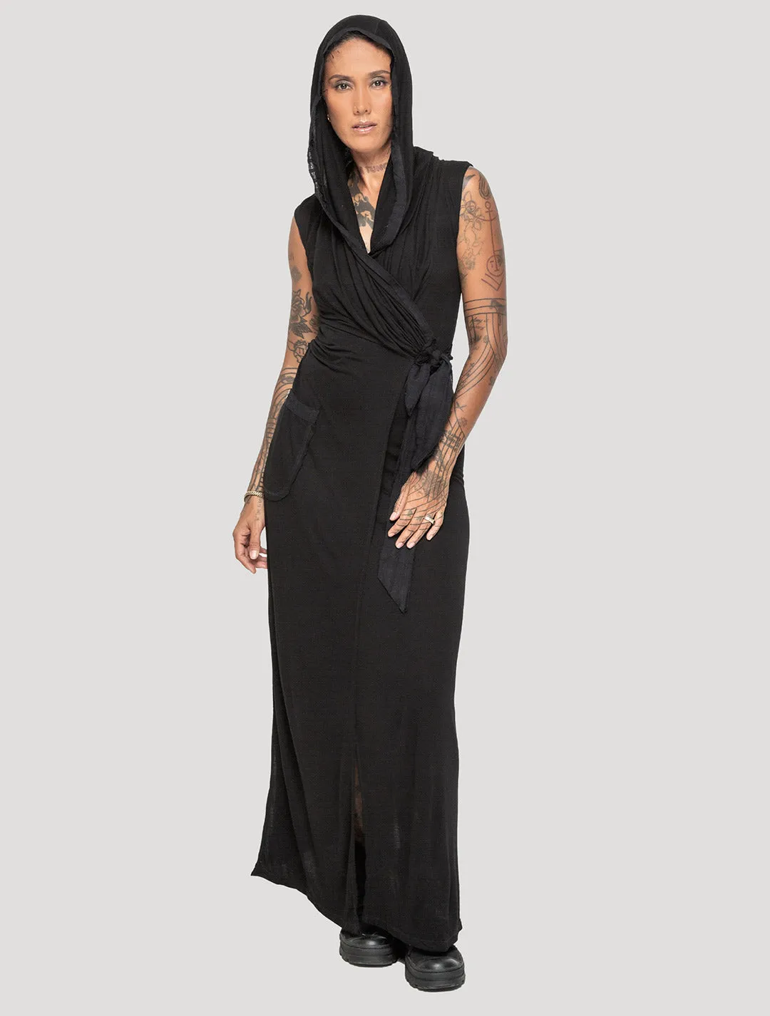 Sorcerer Hooded Maxi Dress