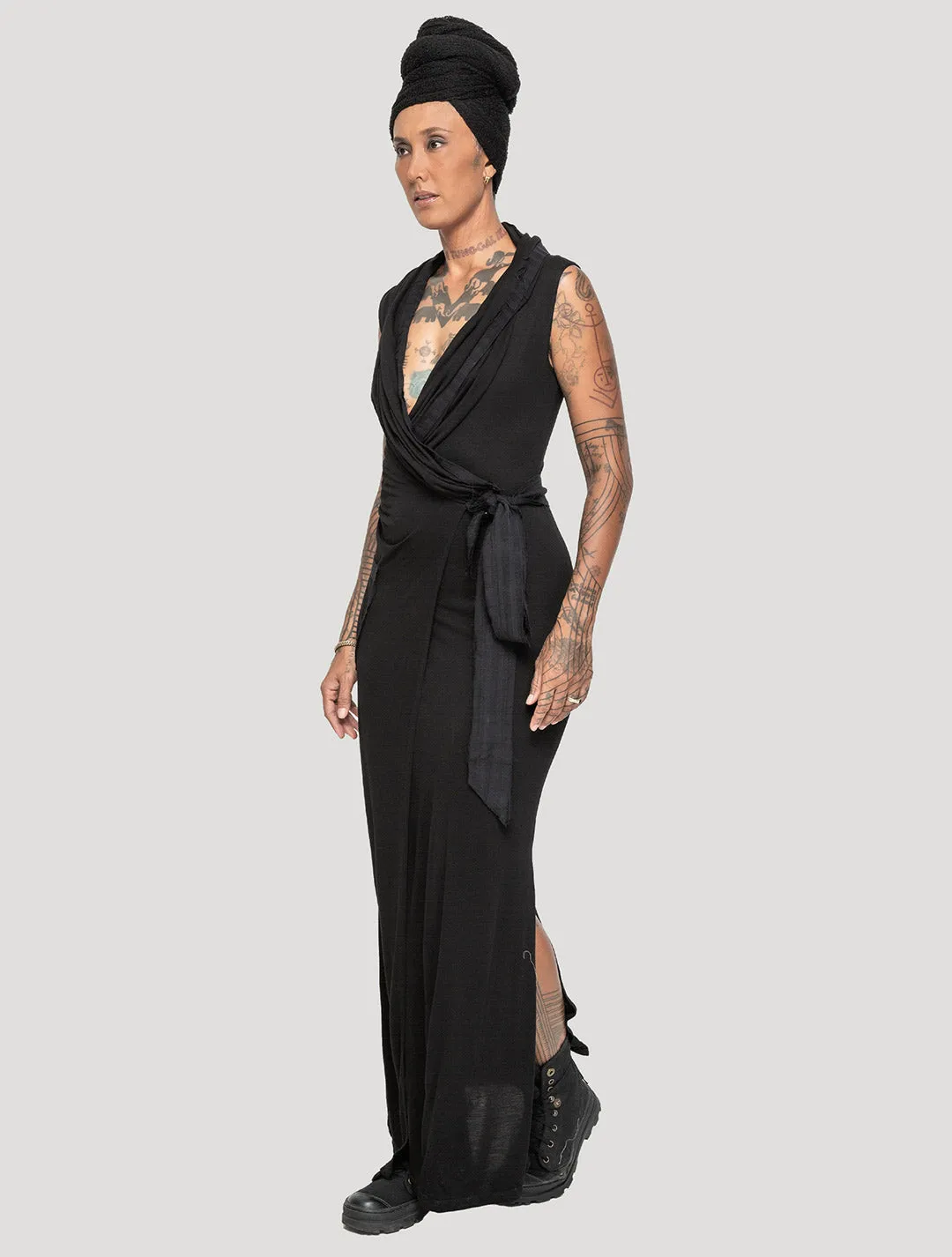 Sorcerer Hooded Maxi Dress