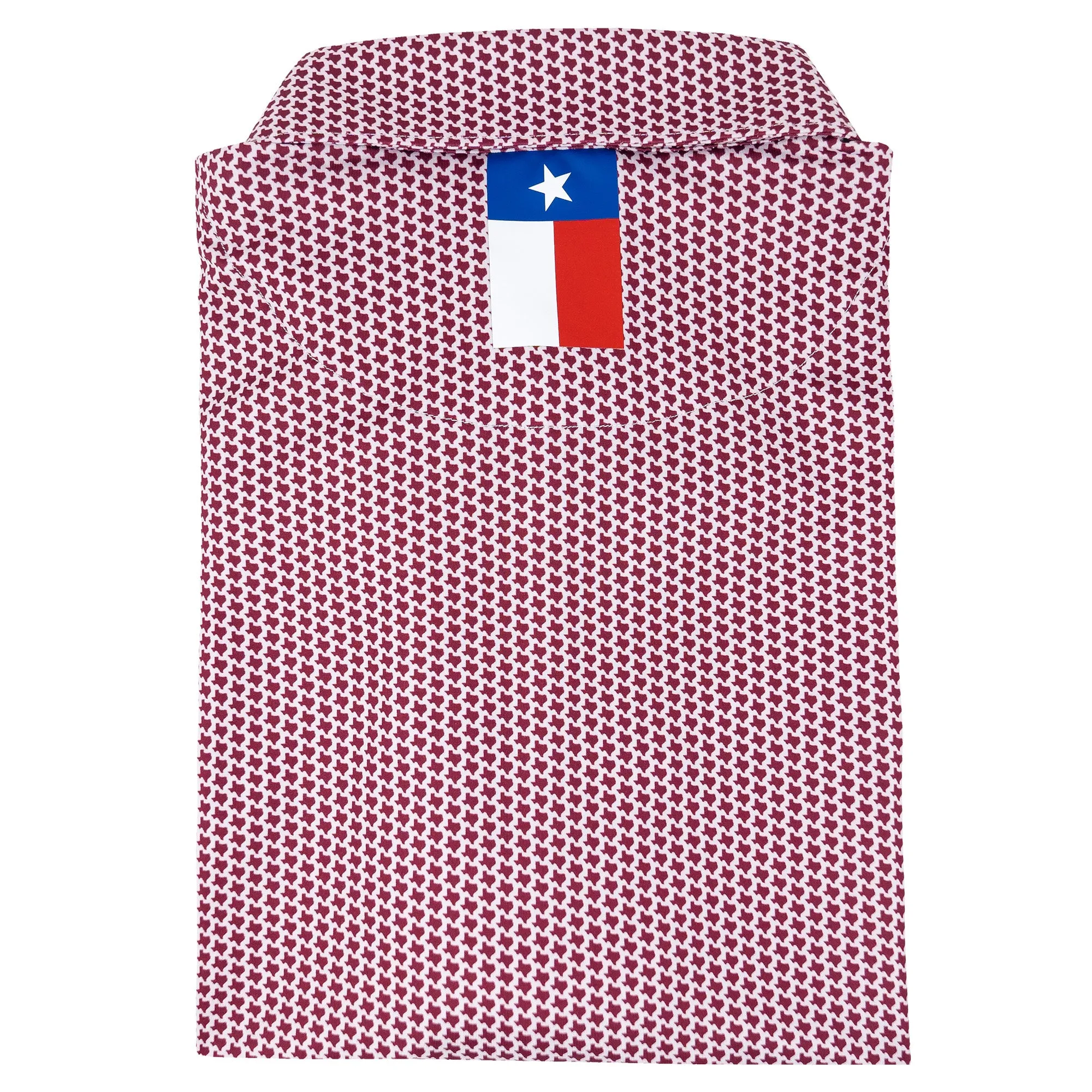 The Don't Mess | Performance Polo | The Don't Mess - Maroon/White