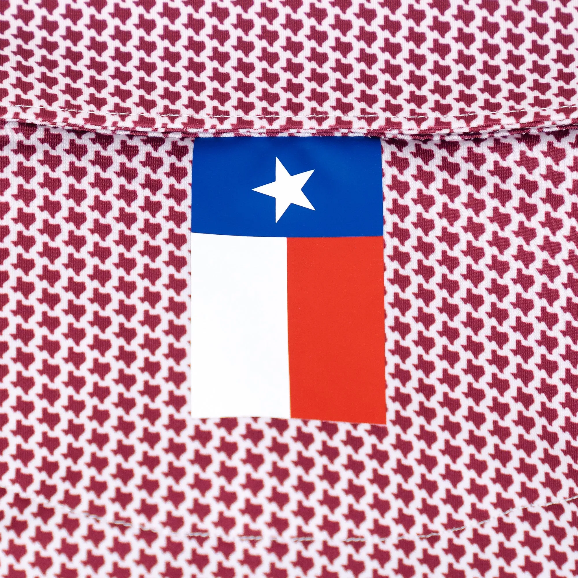 The Don't Mess | Performance Polo | The Don't Mess - Maroon/White